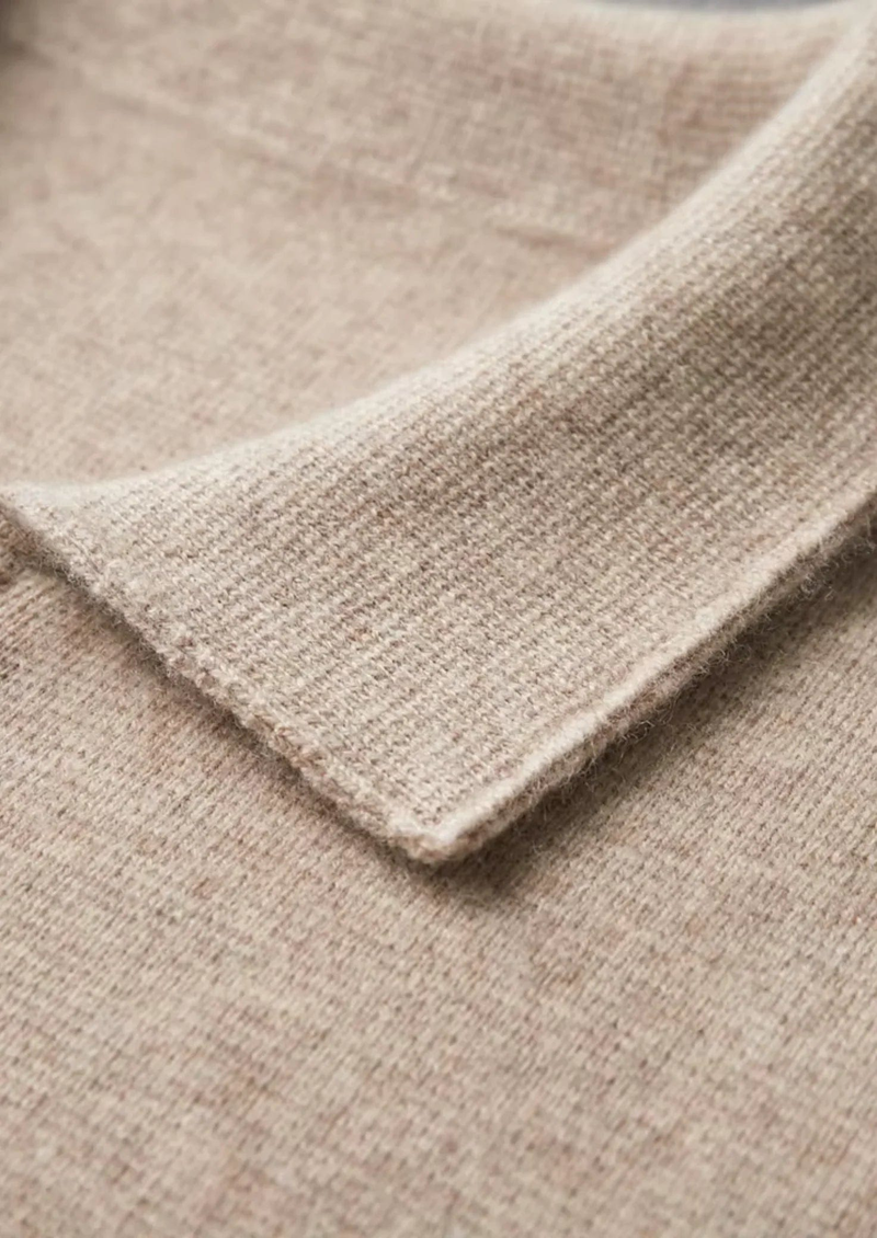 FEINE MERINOWOLLE ZIP-CARDIGAN