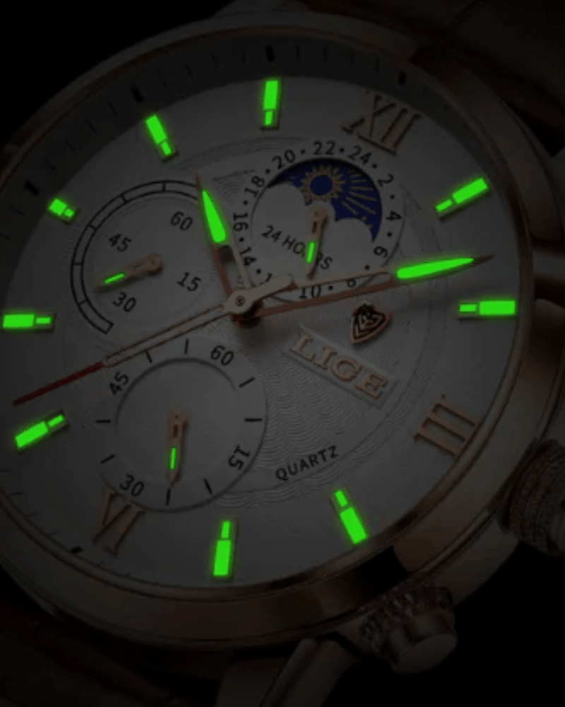 Heritage Moonphase Uhr (Wasserdicht)