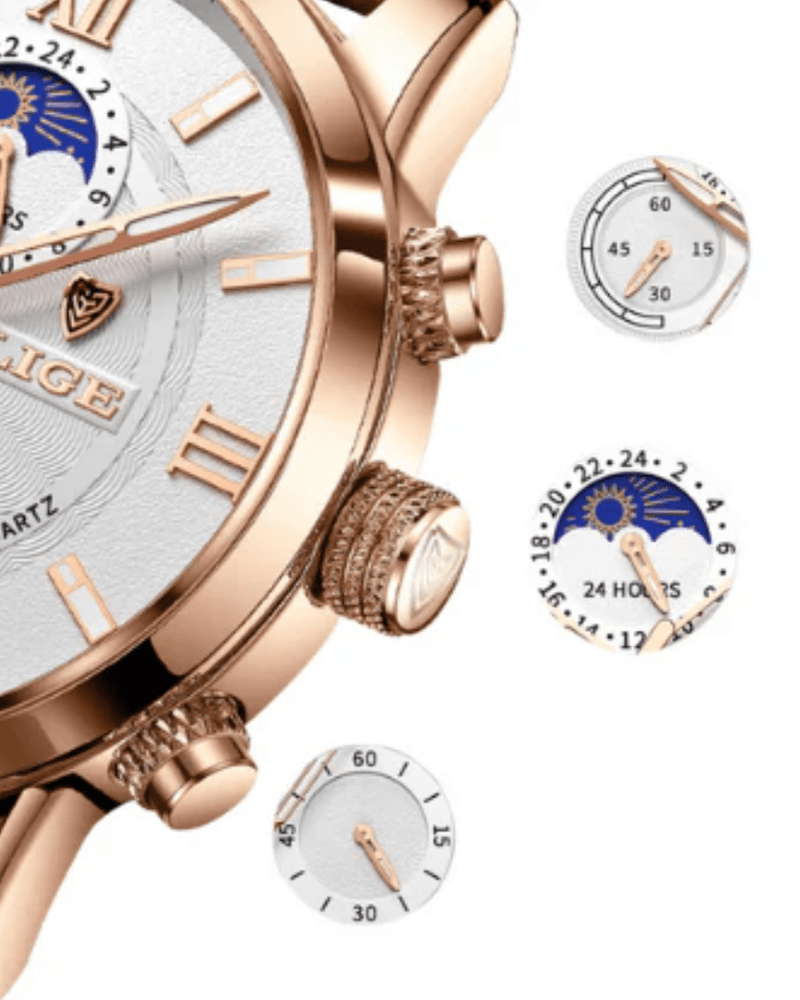 Heritage Moonphase Uhr (Wasserdicht)