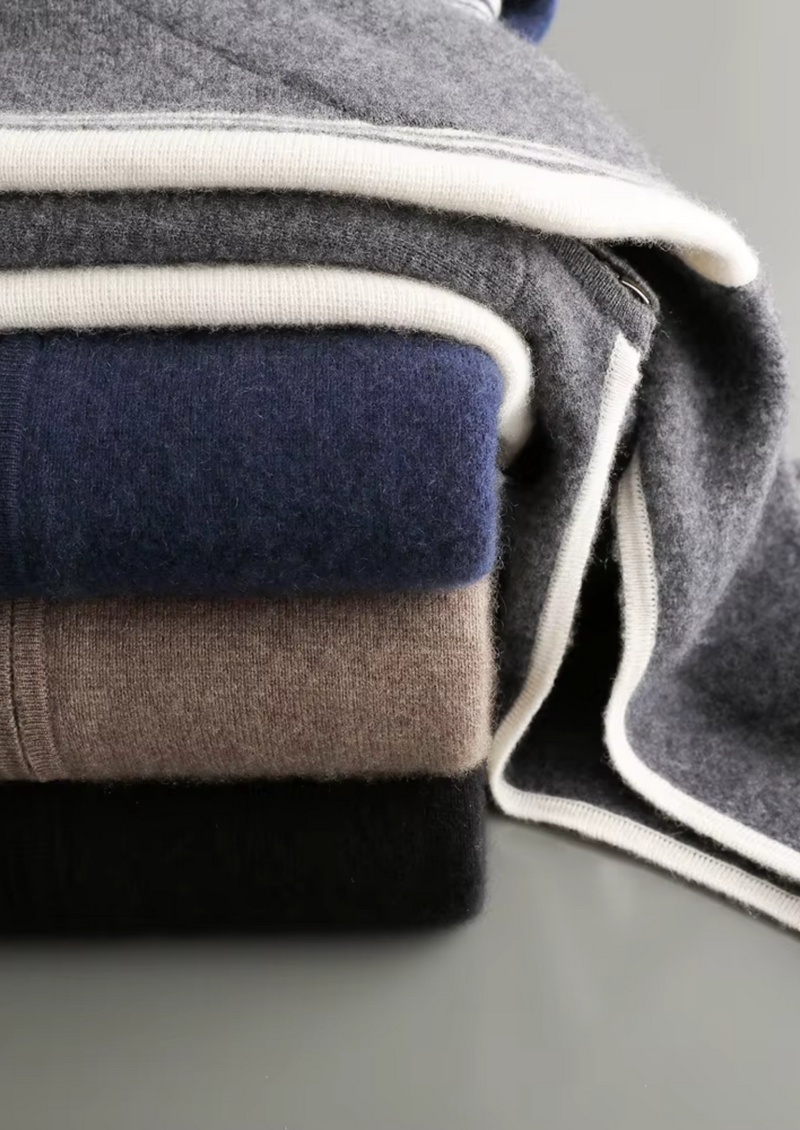 REINES EXTRAFEINES MERINOWOLLE DAMIEN-SET