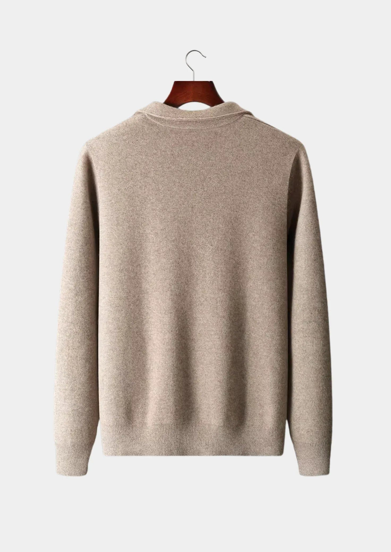 FEINE MERINOWOLLE ZIP-CARDIGAN