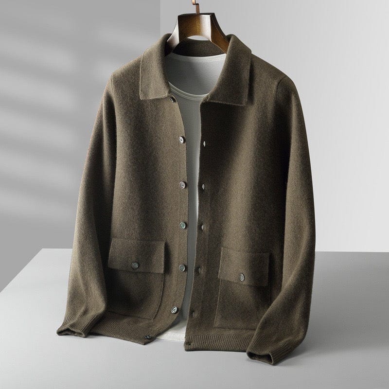 Cashmere Button Jacket