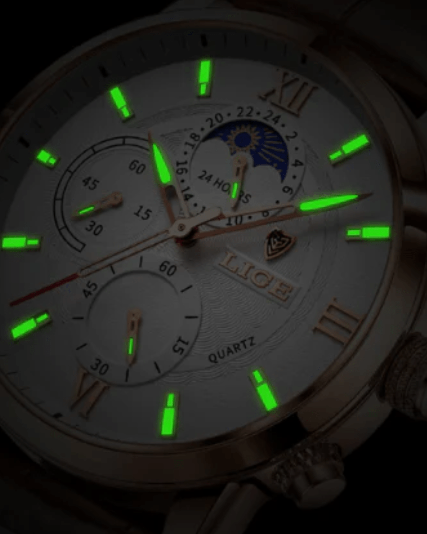 Heritage Moonphase Uhr (Wasserdicht)