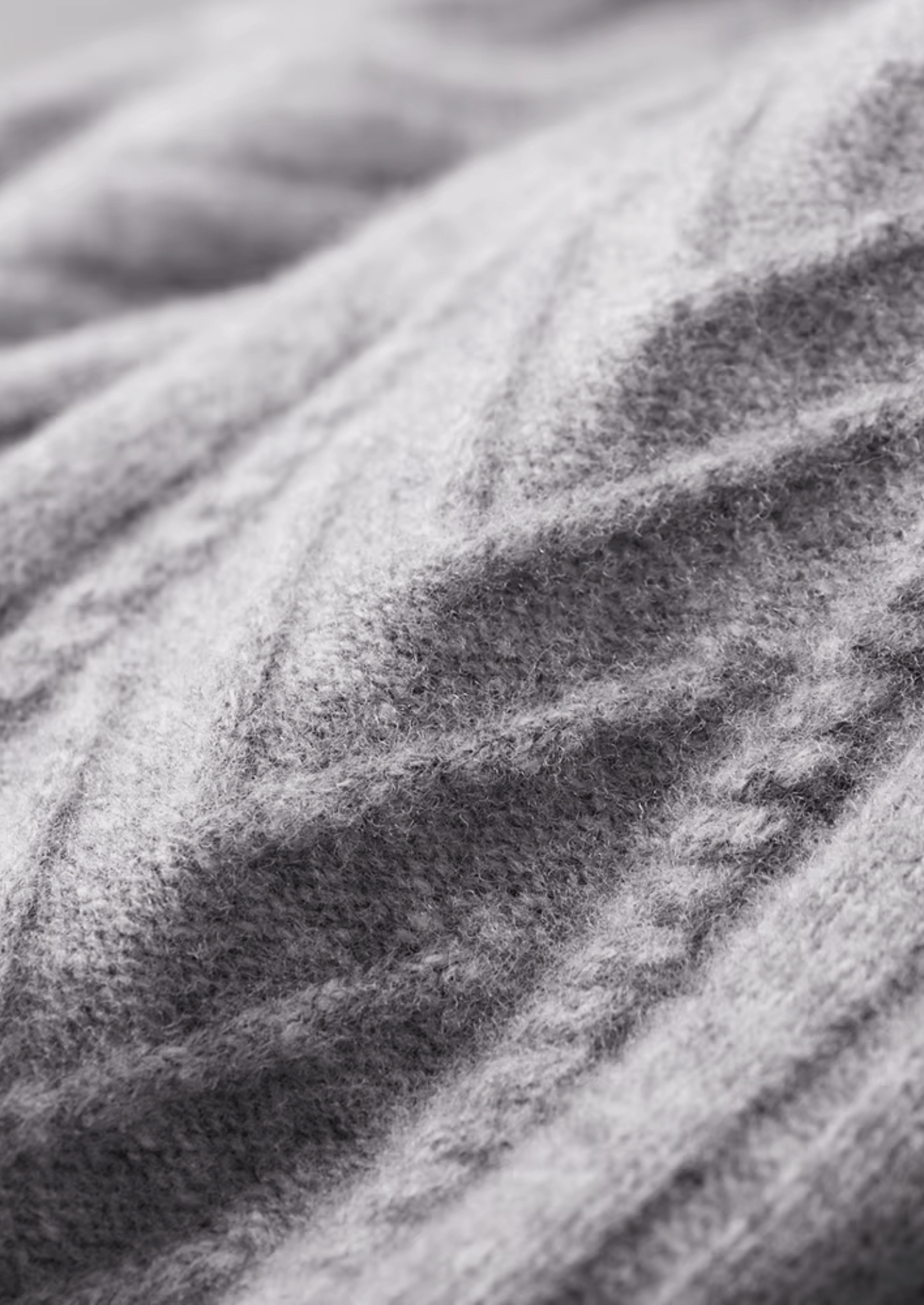 Reine Extrafeine Merinowolle Gemusterter Zip-Cardigan