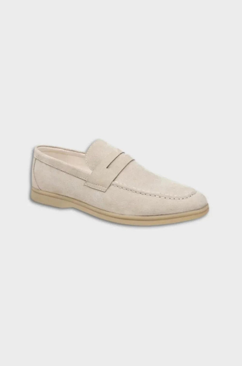 Classic Penny Suede Loafers