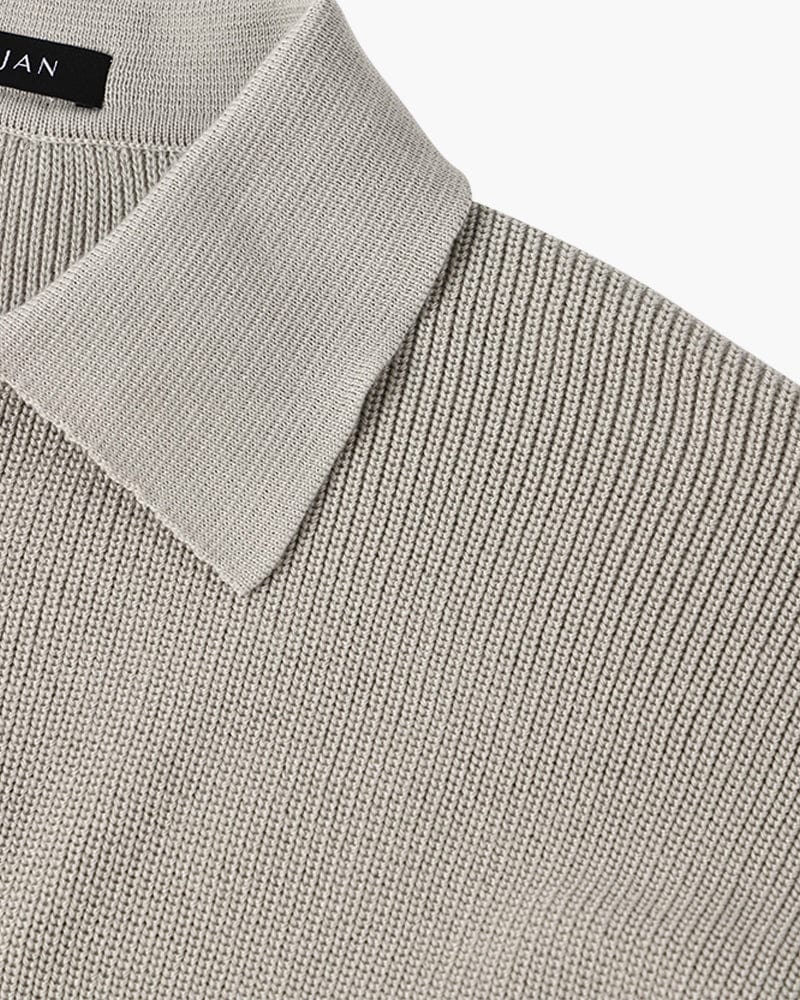 Classic Knit Zipped Sweater