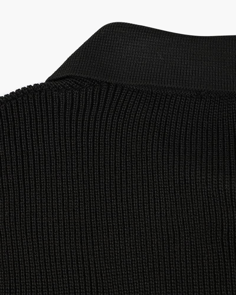 Classic Knit Zipped Sweater