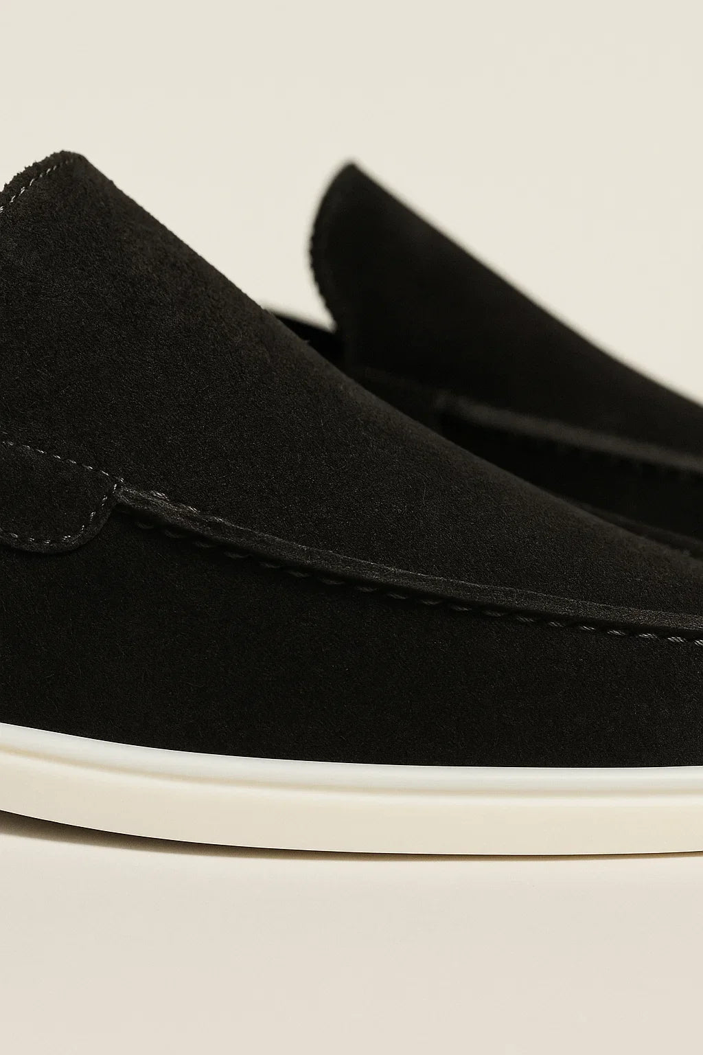Suede Summer Loafer Black