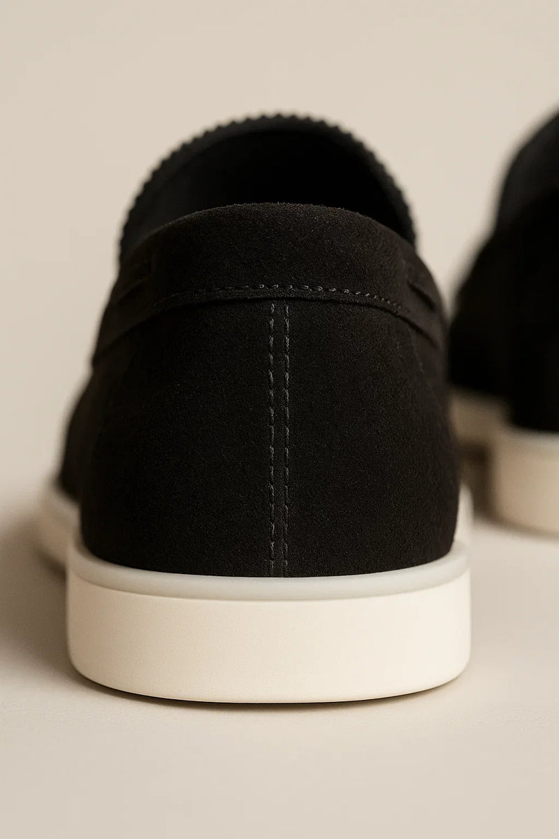 Suede Summer Loafer Black