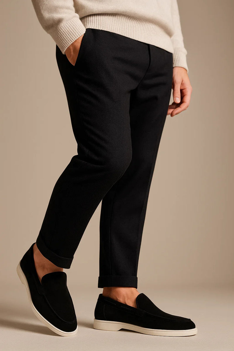 Suede Summer Loafer Black